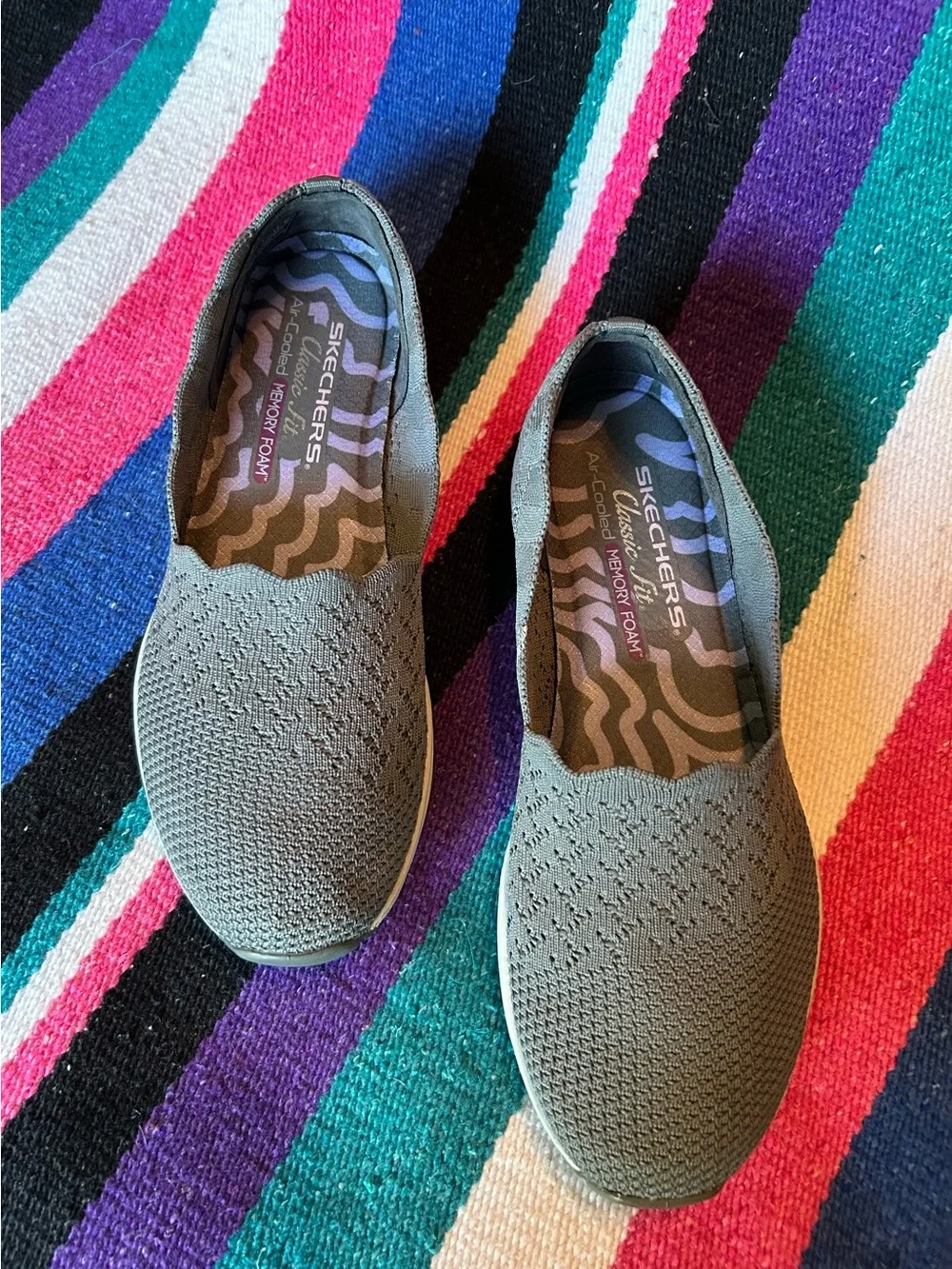 Skechers Slip-On Knit Shoes 6.5